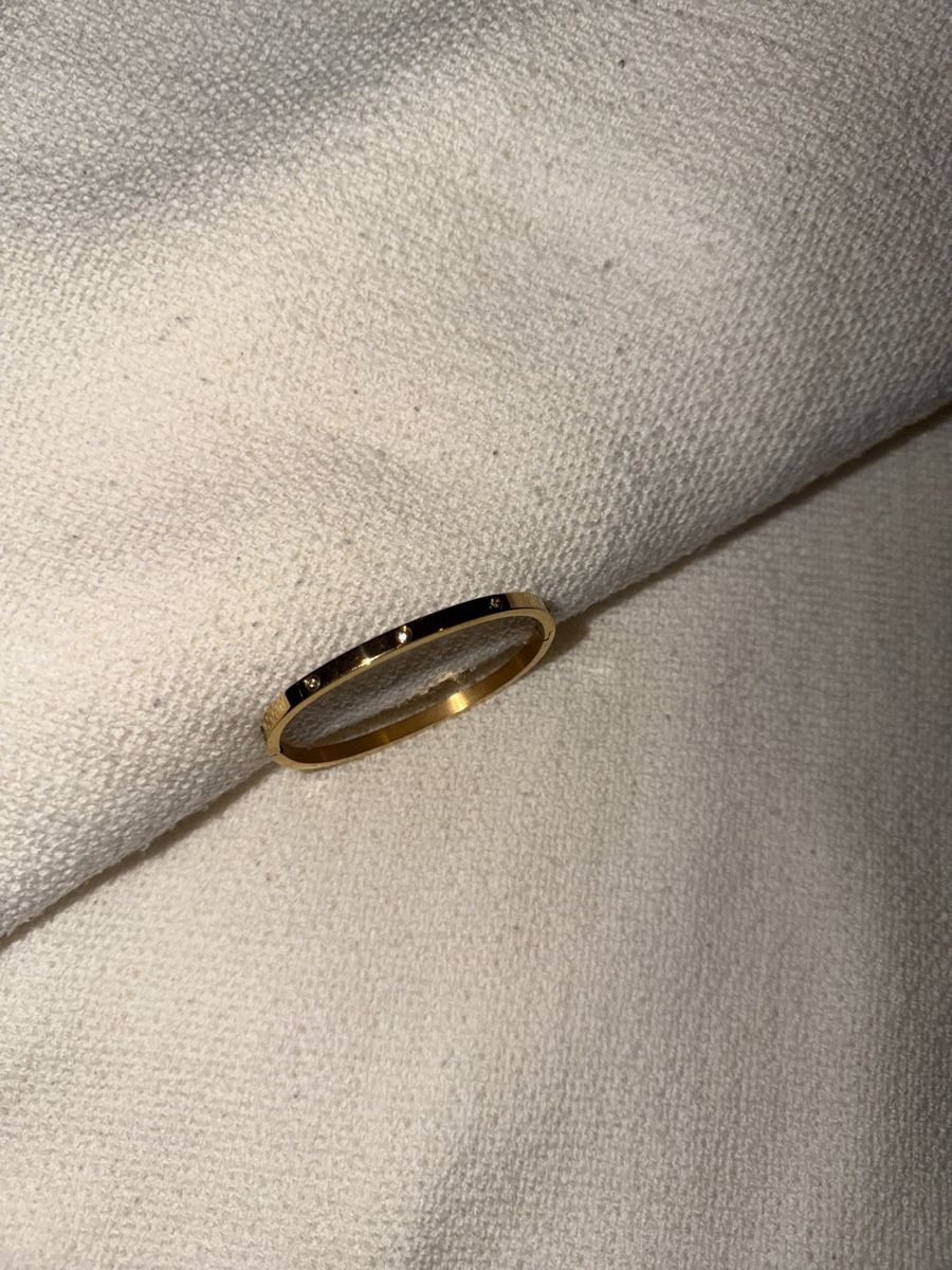 Armbänder & -reifen: Armreif Gold mit Glitzer – Neu (gemäss Beschreibung) aus Nebikon von karin.5
