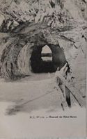 Tête Noire, le tunnel