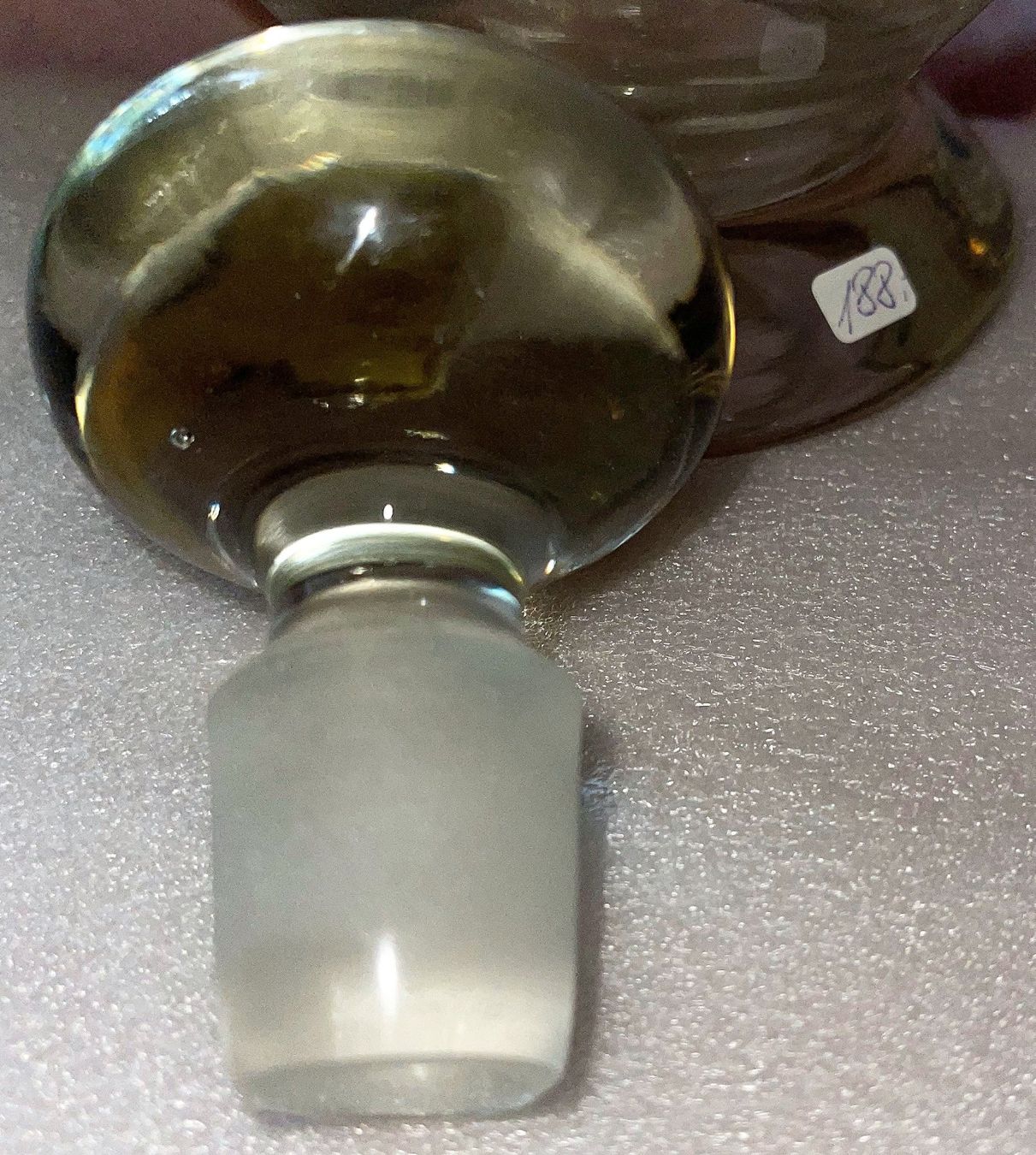 Caraffe: Karaffe mit Stöpsel Kristallglas – Nuovo (secondo la descrizione) da Lutzenberg venduto da Truhe 4