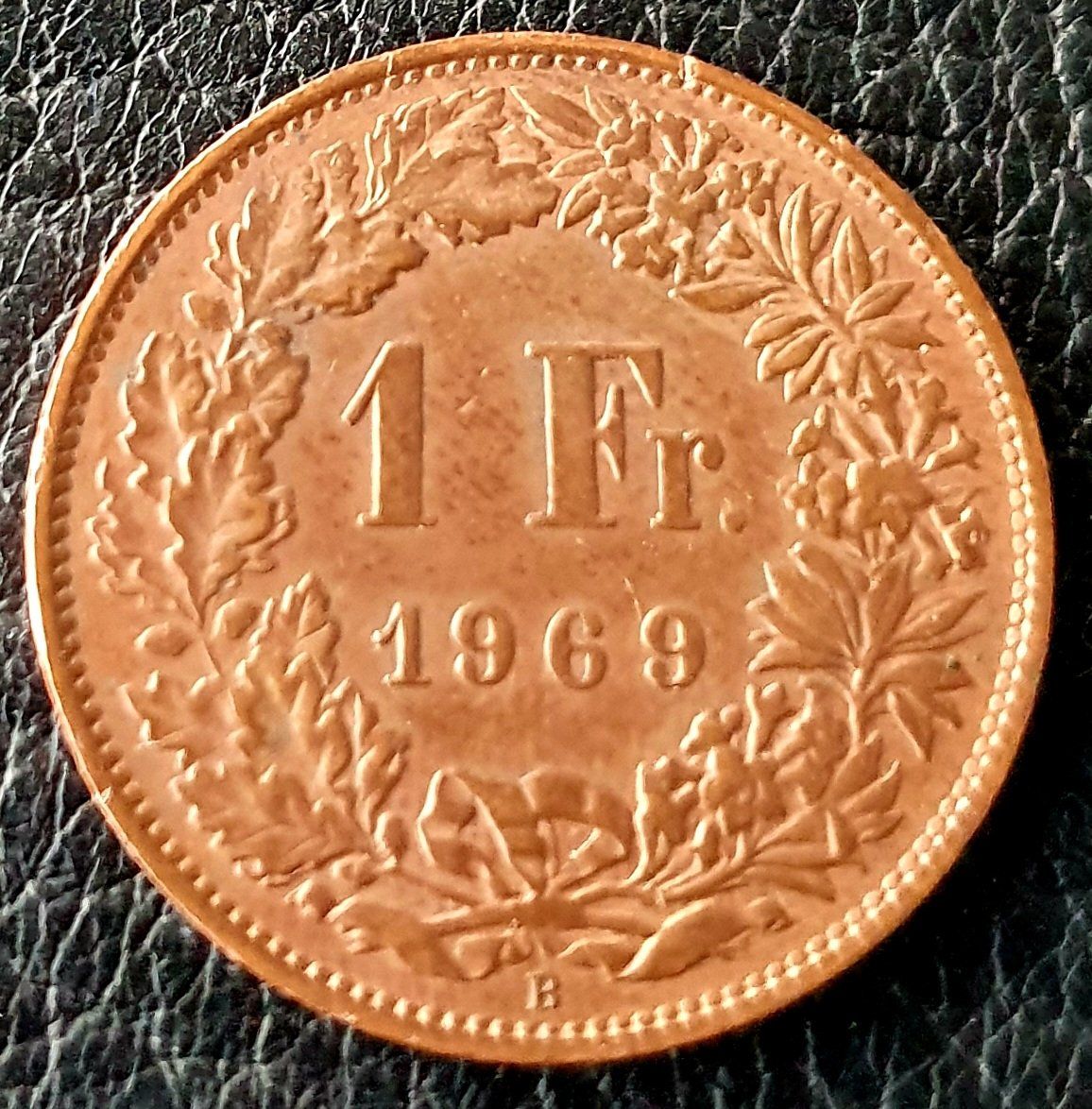 Tutti le monete: 1 Fr.1969 Kupferfarben – Usato da Egerkingen venduto da Acc1 1