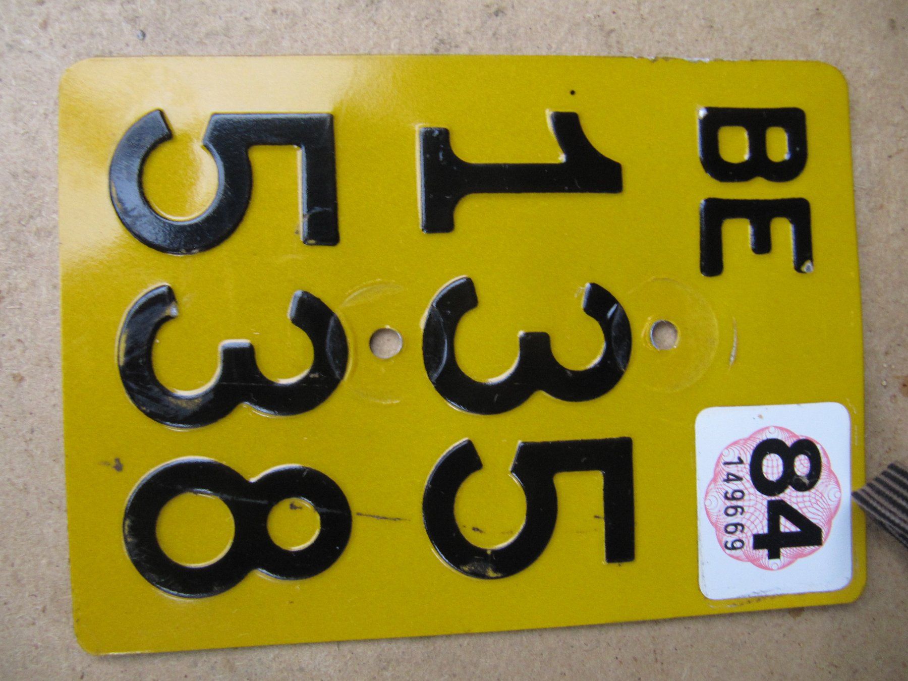 Insegne: 2x alte Mofa Schilder BL und BE – Usato da Basel venduto da stefan4057 3