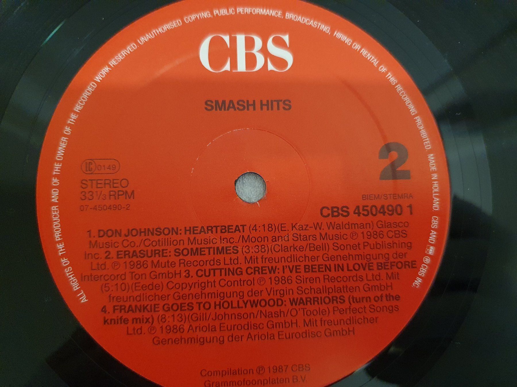 Dischi in vinile: Smash Hits - Various / 2 LP`s – Usato da Uster venduto da Vinyl-Leidenschaft 5