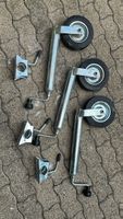 Stützrad Anhänger 3 Stück guter Zustand