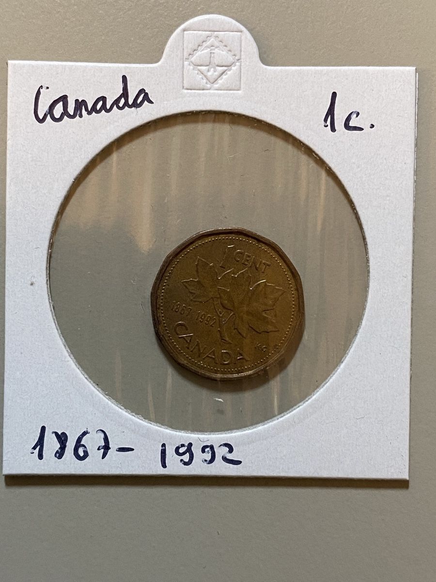 Alle Münzen: Canada - 1 cent - 1867->1992 – Gebraucht aus Payerne von Mike1682