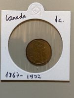 Canada - 1 cent - 1867->1992