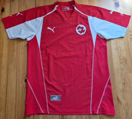 Trikot Schweiz Puma vintage Gr. L Schweizer Fussball Nati
