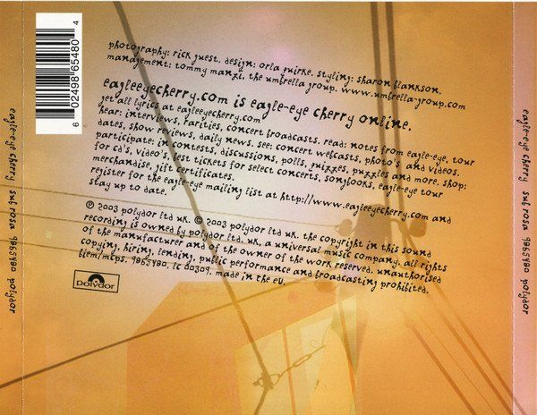 CD: Eagle-Eye Cherry – Sub Rosa – Usato da St.Gallen venduto da jalamusic 1