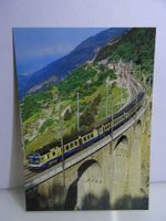 Postkarte "BLS/  RBDe 4/4 Südrampe auf Viadukt "