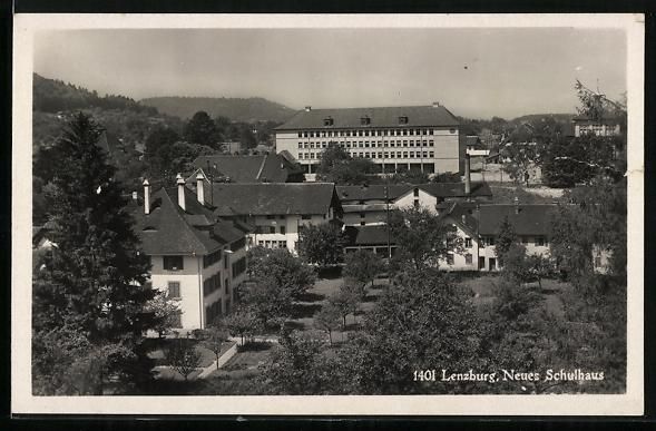 Ansichtskarten: AK Lenzburg, Neues Schulhaus – Gebraucht aus Berlin von bartko-reher