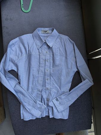 Fendi Damen Bluse gestreift Grösse XS 