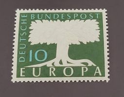Europa Cept Deutschland 1957 briefmarke