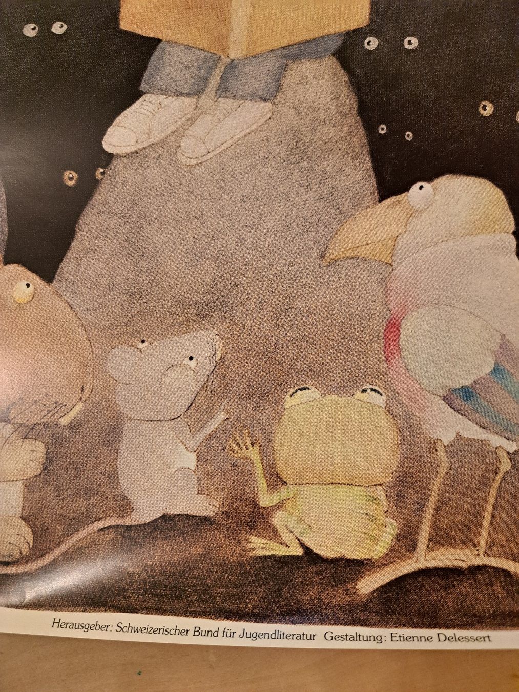 Foto & Immagini: Plakat Etienne Delessert. Leseanimation für Kinder. – Usato da Zürich venduto da chusel 1