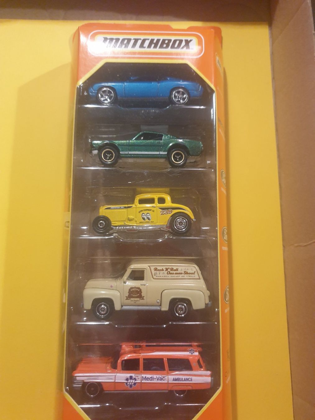 Matchbox Modellini d'auto: Matchbox 5er Pack COFFEE CRUISERS V – Nuovo e nell'imballaggio originale da Oftringen venduto da Rotor