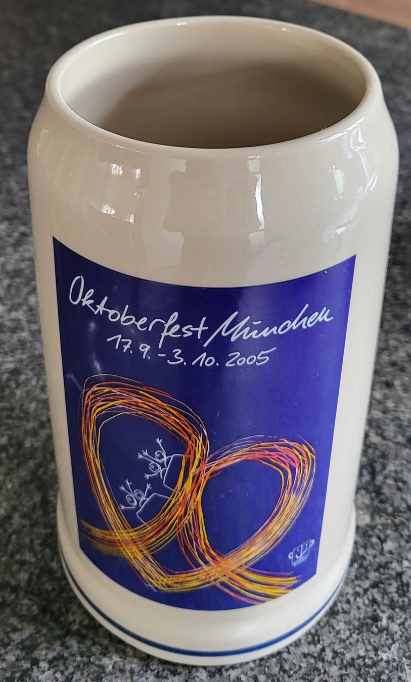 Gläser: Chope à bière Oktoberfest München 2005 – Gebraucht aus Montet (Glâne) von Koada2 1