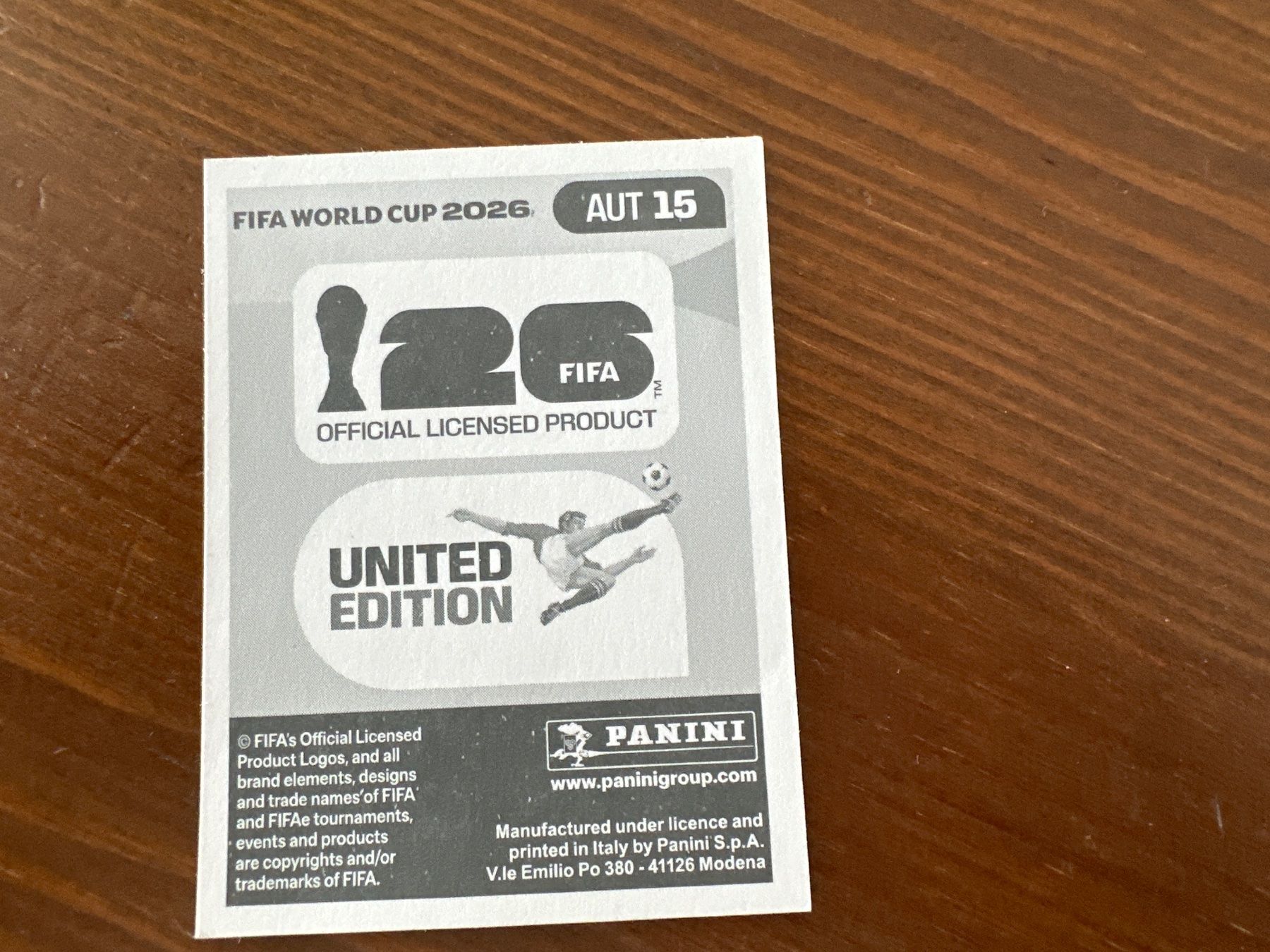 Panini Sammelbilder & Trading cards: Panini AUT 15 FIFA World Cup 2026 – Neu und originalverpackt aus Würenlos von gtvlady_82 1