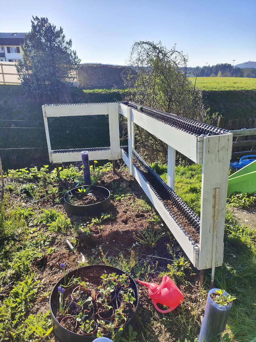 Vasi per fiori: Zweistöckiger Blumenkasten – Usato da Bettwiesen venduto da fat_2lpc