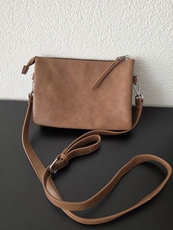 Handtasche braun (3 Fächer) neuwertig