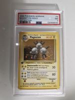 Pokemon Magneton 9/102 Holo 1st Edition Deutsch PSA7