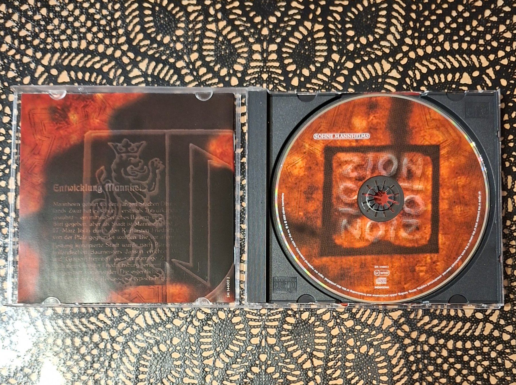 CDs: Söhne Mannheims - Zion, DE Pop CD Album 2000 – Gebraucht aus Schönenberg TG von Gregolino76 2