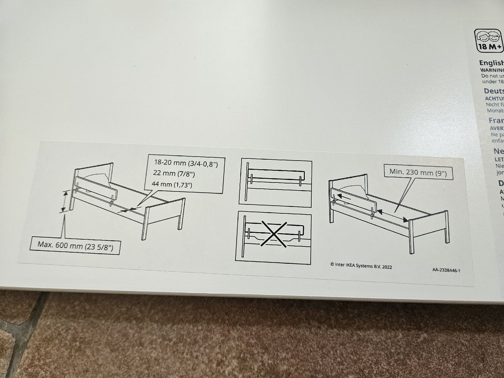 Paraventi: IKEA Nattapa Rausfallschutz – Usato da Arlesheim venduto da Flohmi_A_Z 4