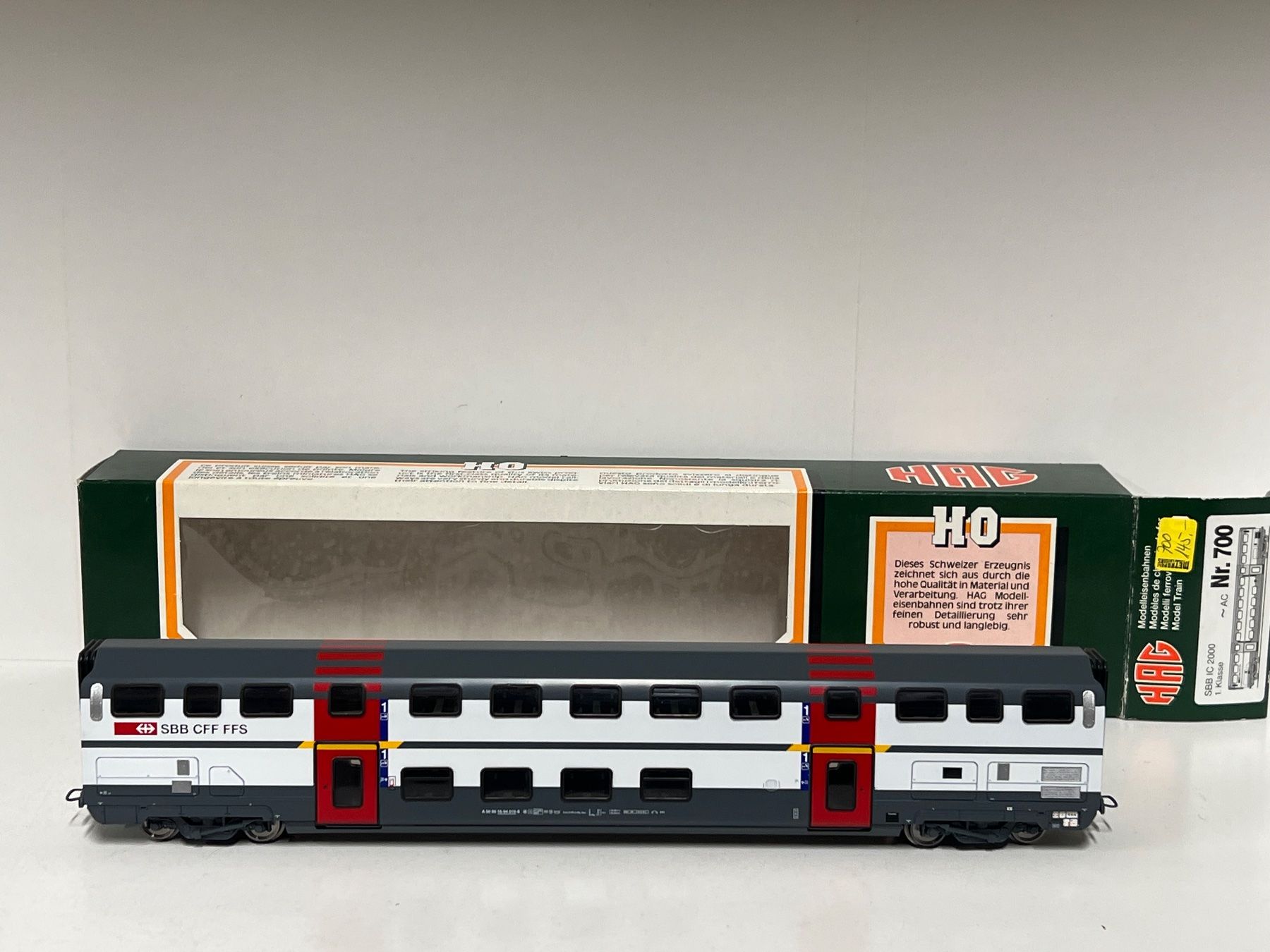 Hag Trains électriques: Hag SBB IC 2000 1.Kl. AC Nr.700 – D'occasion à Neuenhof par ludovicco