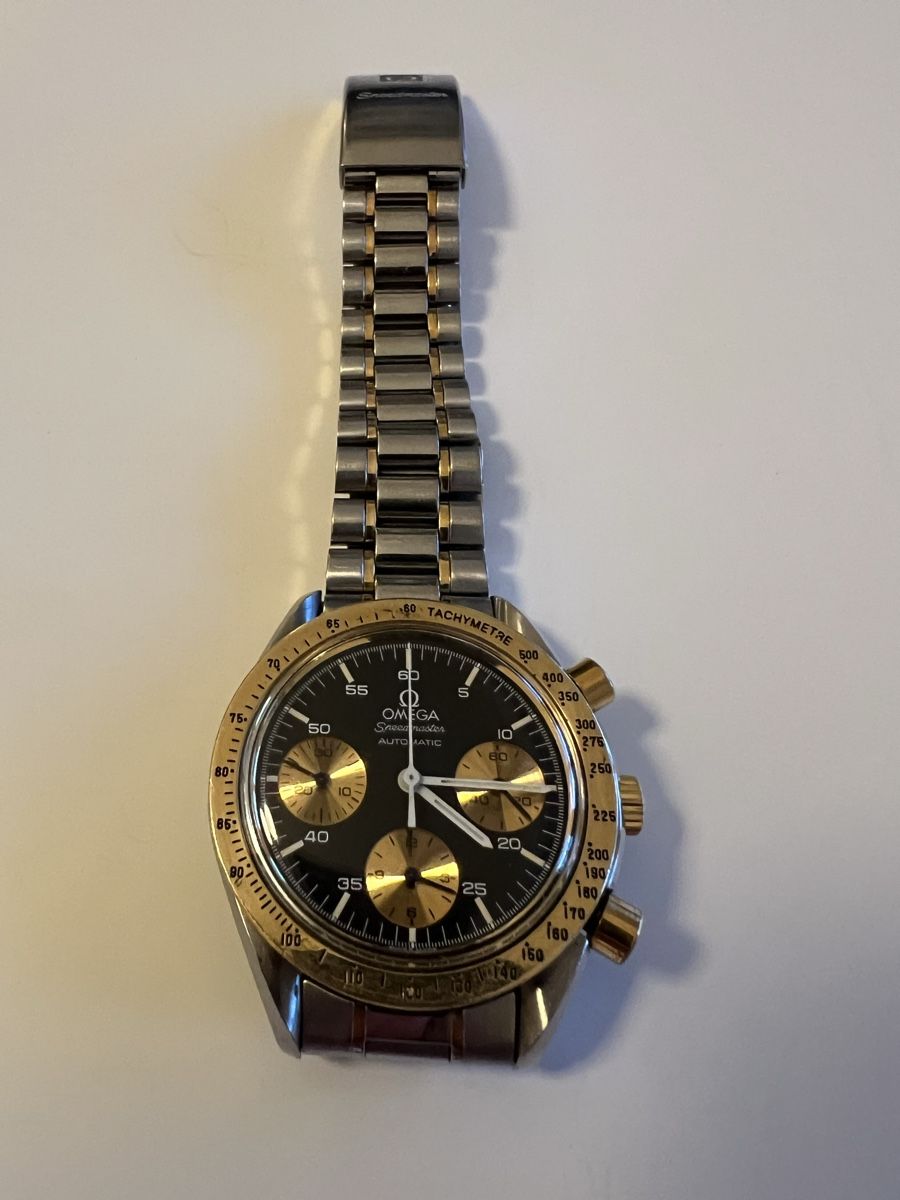 Omega Orologi: Omega Speedmaster Automatic Stahl/Gold Herrenuhr! – Usato da Basel venduto da Valjoux9 5