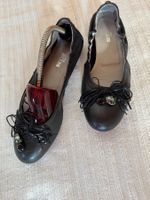 Ballerinas von Donna Carolina , Gr. 39 1/2, Schwarz