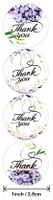 100 Stück "Thank You" Stickers, 2.5 cm