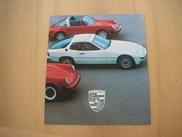 Porsche Programm Prospekt 1978