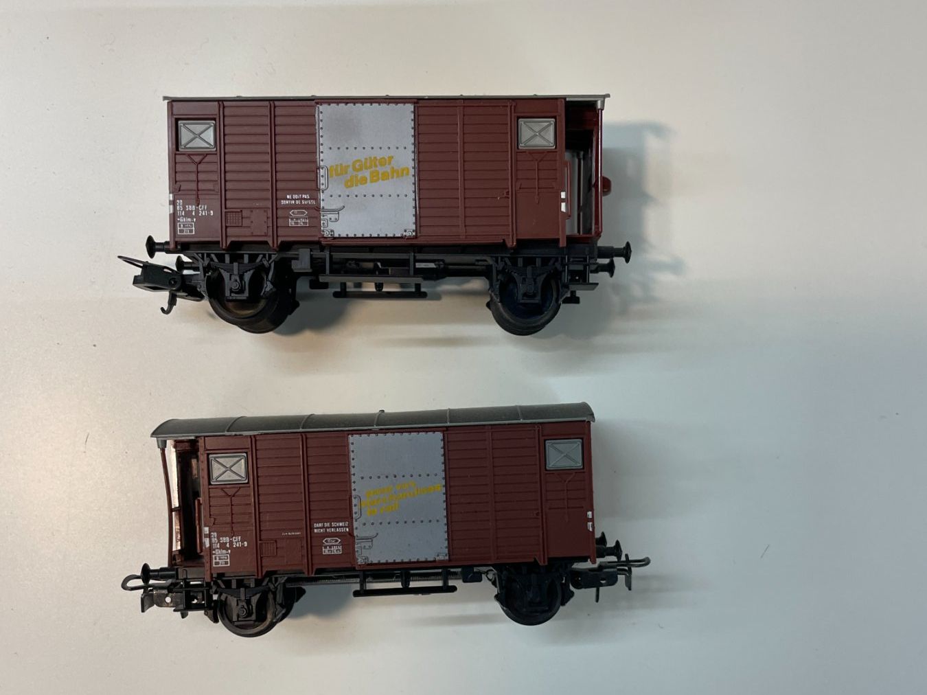 Lima Modelleisenbahnen: Güterwagen SBB, 2 Stk., Typ K2, ohne OVP – Gebraucht aus Langenthal von dorf30c