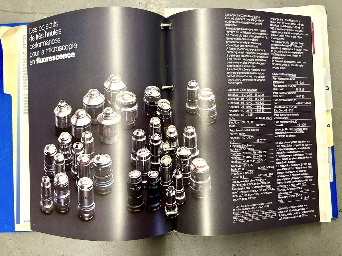 Libri: Zeiss Optic Microscope West Germany Collector Vintage – Usato da Cointrin venduto da vrossi 3