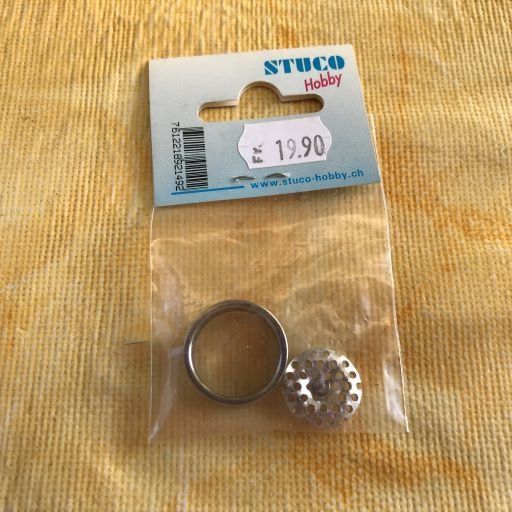 Kit bricolage: STAHLRING MIT SIEB GR.17 – Nuovo e nell'imballaggio originale da Ostermundigen venduto da wini63 3