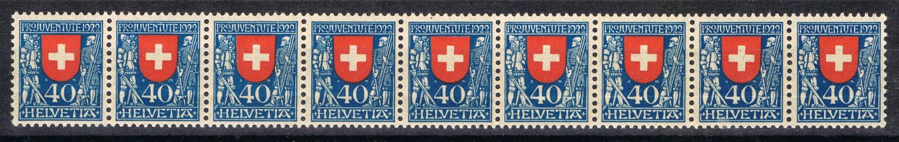 Tutti i francobolli: Pro Juventute 1922 – Usato da Biberstein venduto da Jura39