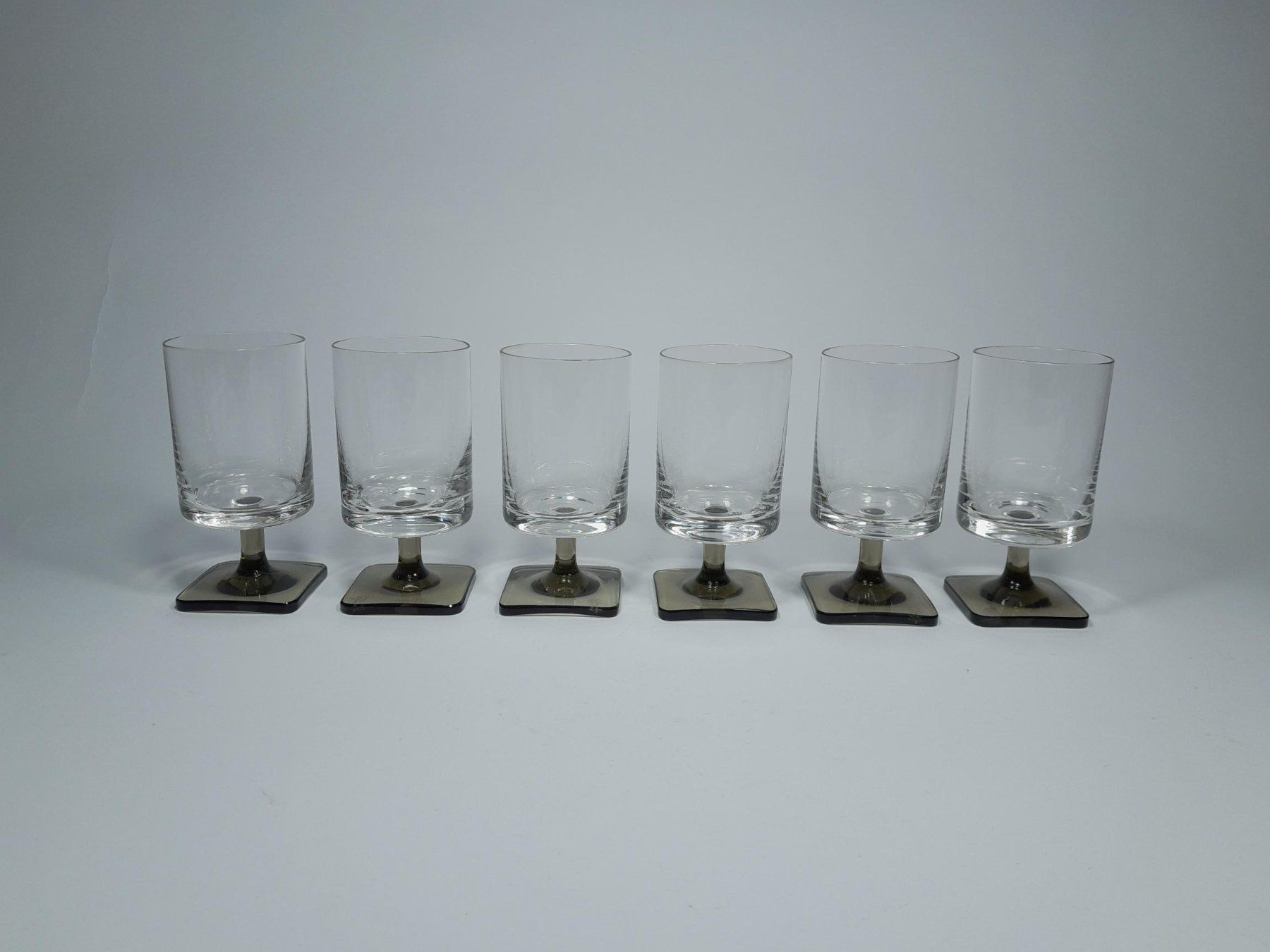 Rosenthal Gläser: 6 Vintage Rosenthal Weingläser - Studio Line - Linear Smoke – Gebraucht aus Männedorf von Bel-view 1