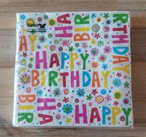Servietten Happy Birthday 33 x 33 cm 20 Stück