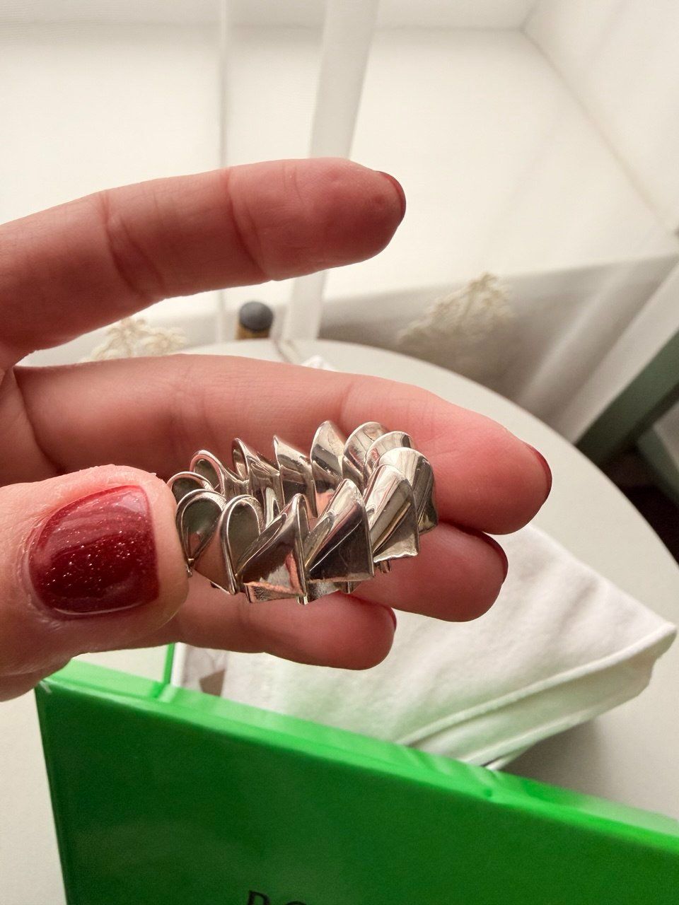 Bottega Veneta Anelli: Silver ring Bottega Veneta – Nuovo (secondo la descrizione) da Lugano venduto da juledo 3