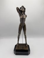 Bronze-Statue "Femme Fatale", Skulptur