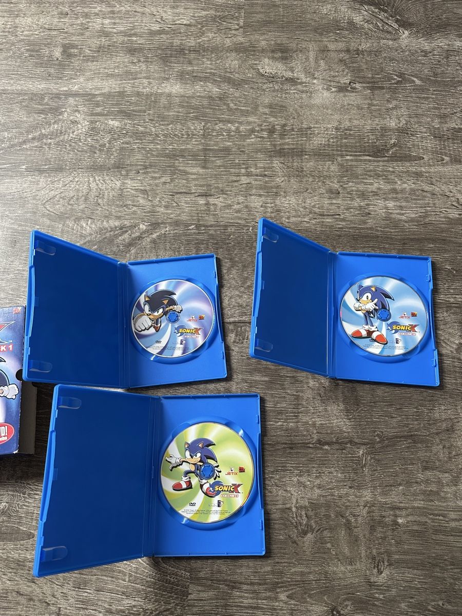 Alle DVDs: 3 DVDs Sonic X Megapack 1, Volume 1-3 – Gebraucht aus Dänikon ZH von Annikaberg 1