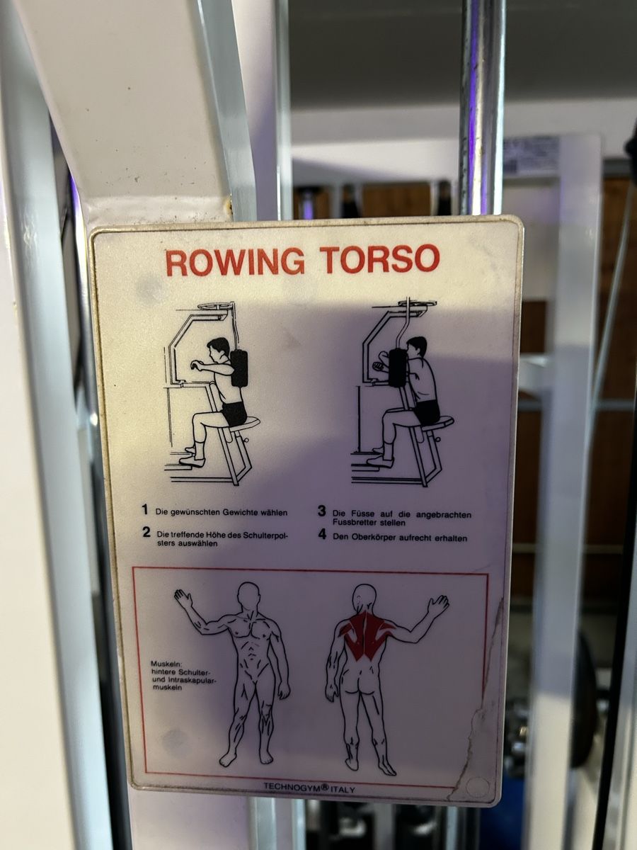 Technogym Hometrainer: Technogym Rowing Torso Kraftstation weiss gebraucht – Usato da Luthern venduto da Kuestenwolff 3
