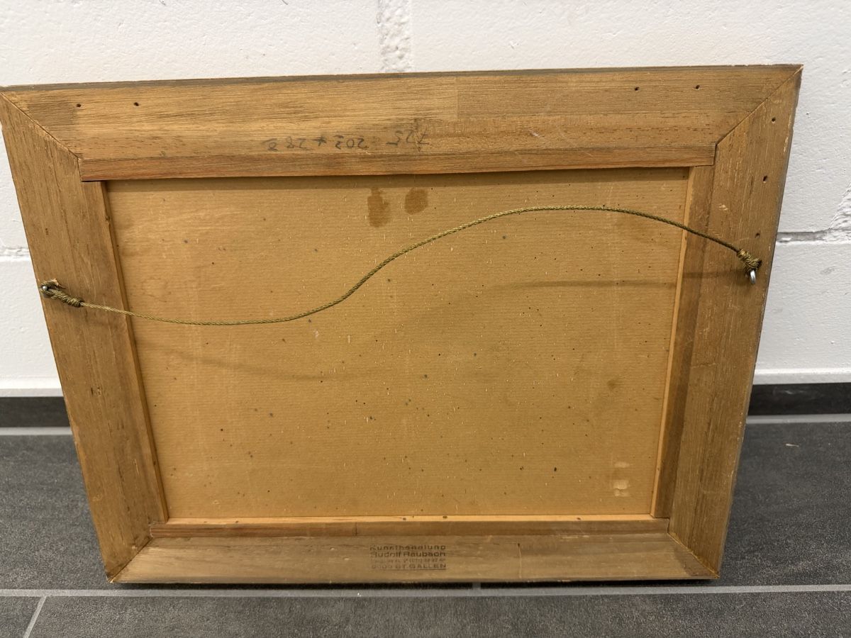 Dipinti: Original Ölgemälde, Albert Juninger, 1969 – Usato da Horn venduto da HanSolo. 4