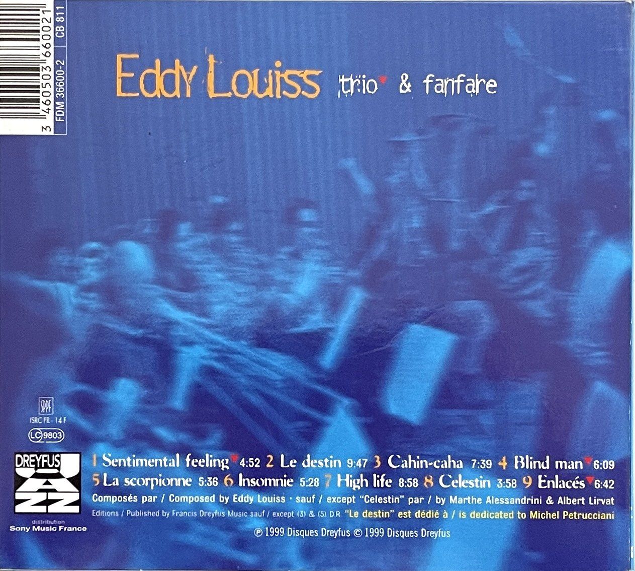 CDs: Eddy Louiss CD Digipack - Sentimental Feeling – D'occasion à Savagnier par Ne2065 1