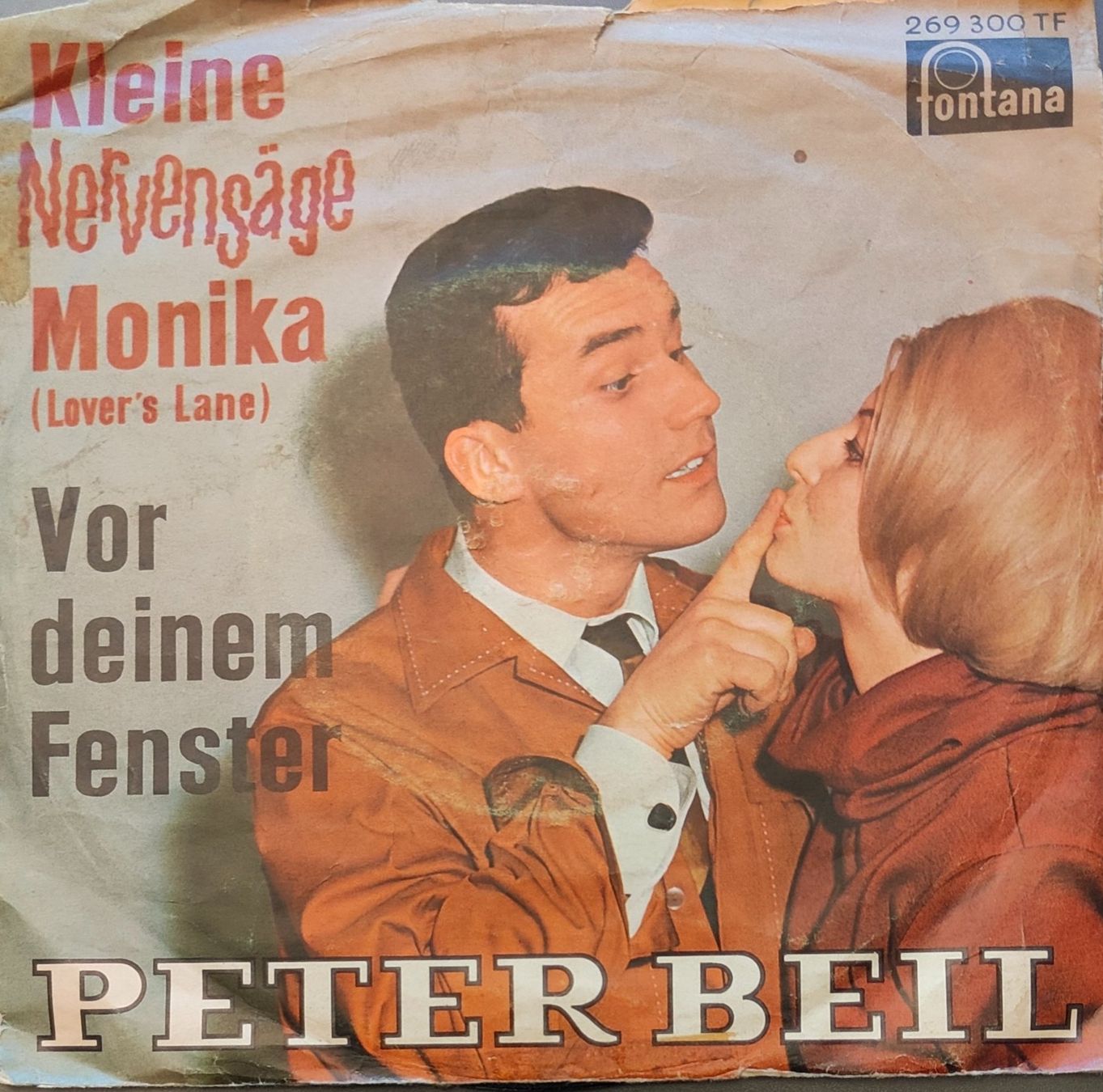 Schallplatten: Vinyl-Single Peter Beil - kleine Nervensäge Monika – Gebraucht aus Langenthal von Modo39
