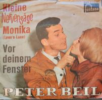 Vinyl-Single Peter Beil - kleine Nervensäge Monika