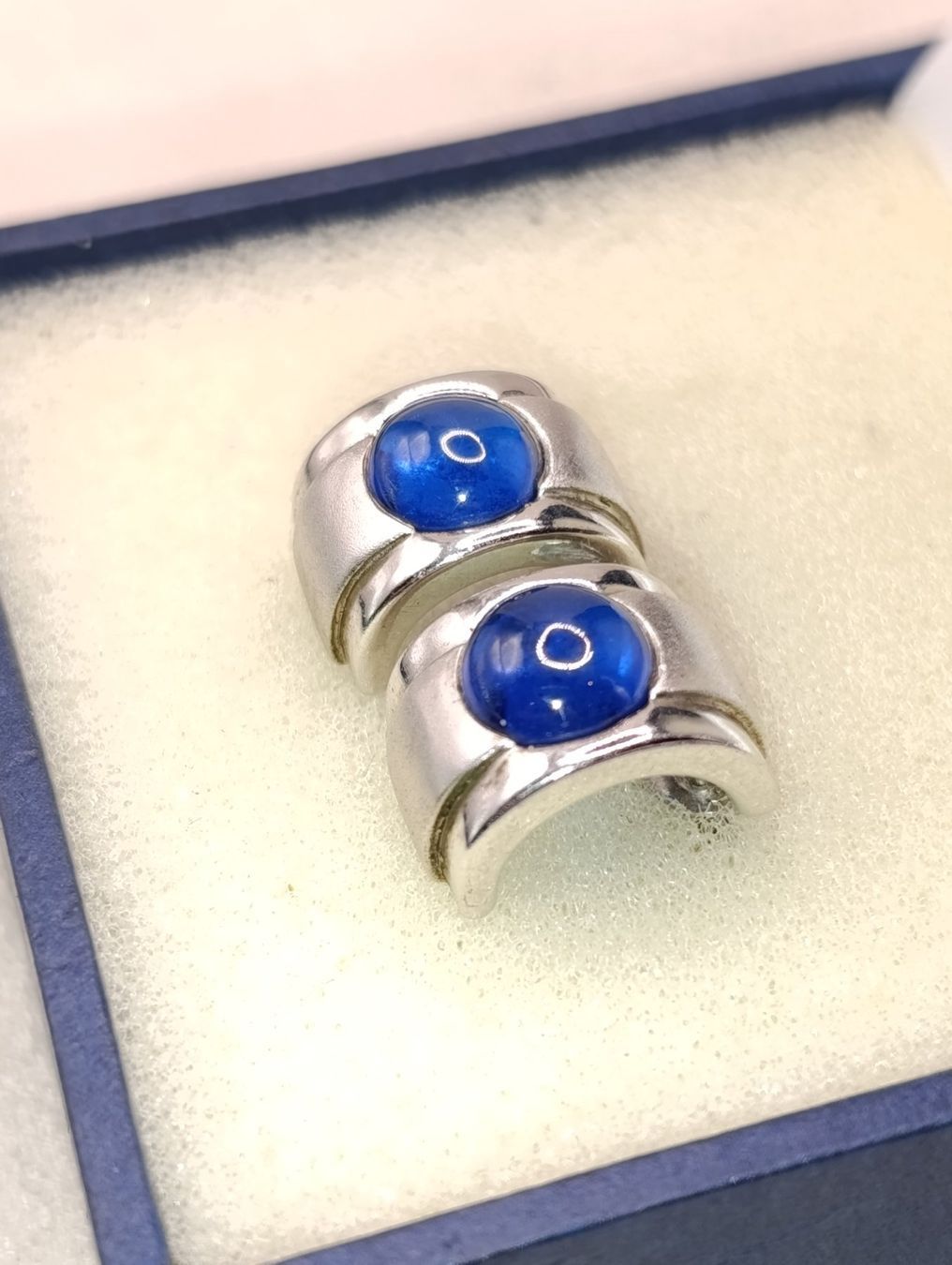 Orecchini pendenti & Orecchini a lobo: Ohrringe Silber 925 mit Saphir – Usato da Stein AR venduto da EvaL056 2