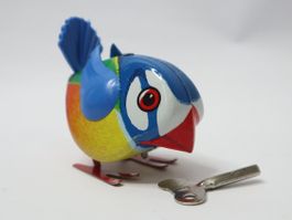 Lehmann Hüpfvogel Lola zum aufziehen Western Germany vogel