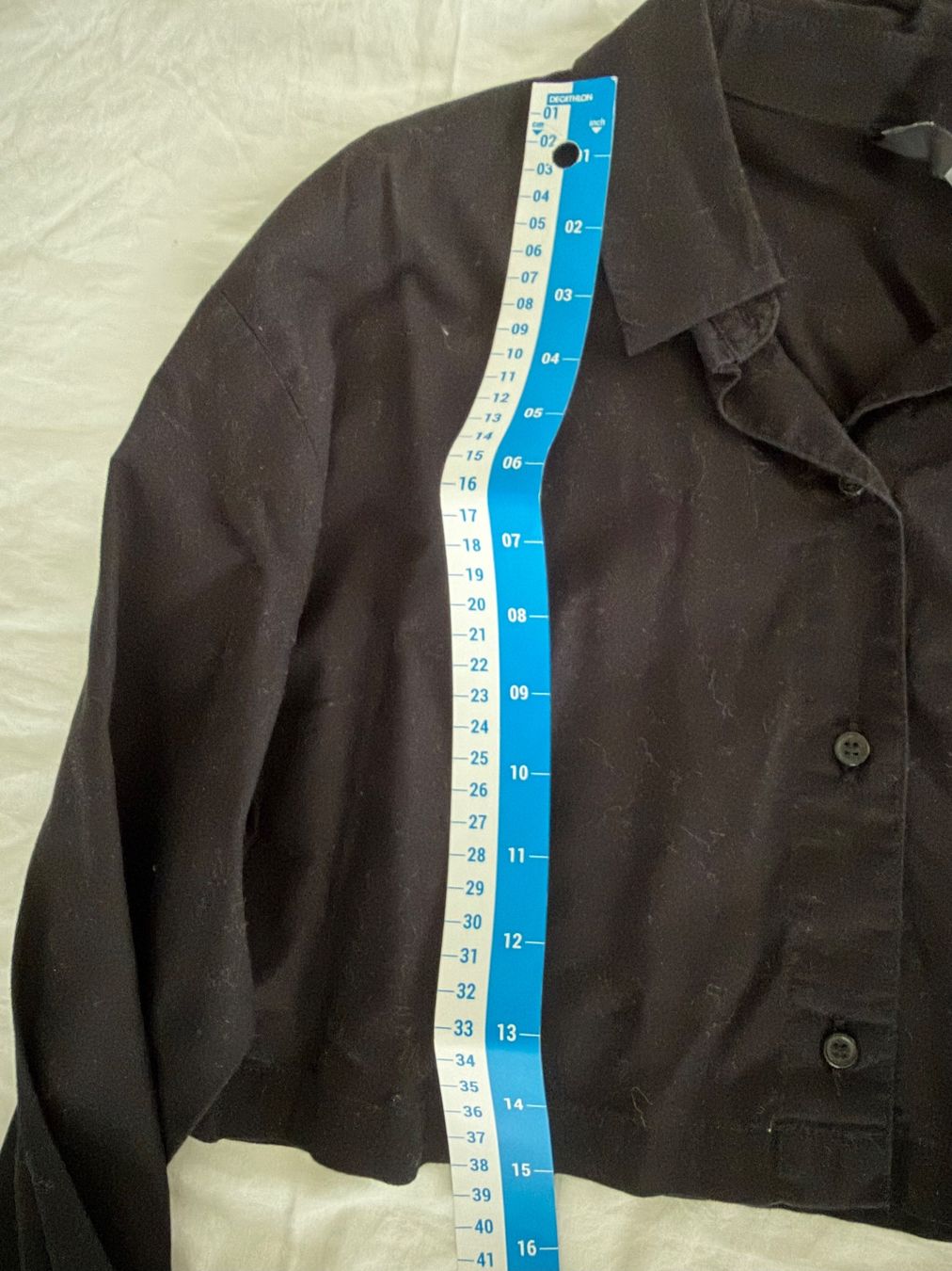 H&M Camicette: Camicetta corta nera manica lunga taglia S H&M – Usato da Agno venduto da Ali99 1