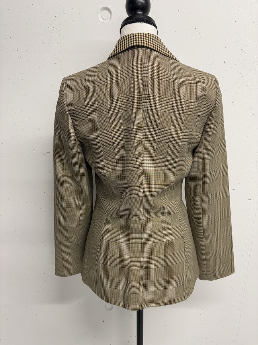 Morgan Giacche: Morgan Blazer Gr. 36 kariert beige braun Boho chic – Nuovo (secondo la descrizione) da Regensdorf venduto da secondchancefashion 2
