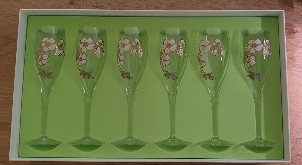 SECRET DE GOURMET Lot de 6 Verres à Eau Design Oriane 50cl Transparent