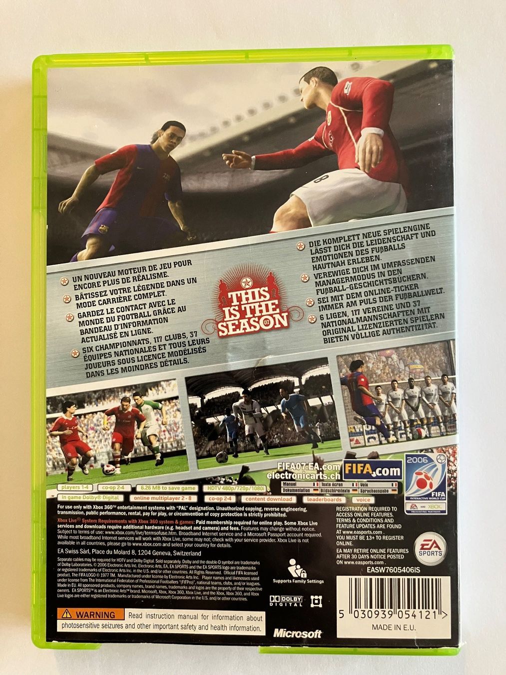 Microsoft Giochi: FIFA 07 – 360 – Usato da Ecublens VD venduto da Lenordique 1
