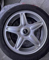 Verkaufe 4 gebrauchte Alufelgen für MINI Cooper.